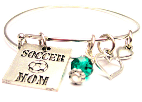 Soccer Mom Bangle Bracelet