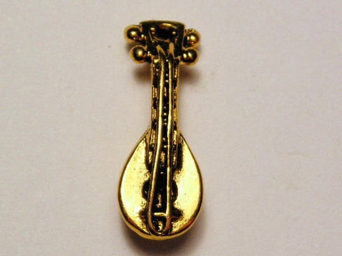 Mandolin Genuine American Pewter Charm