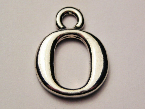 Initial O Genuine American Pewter Charm