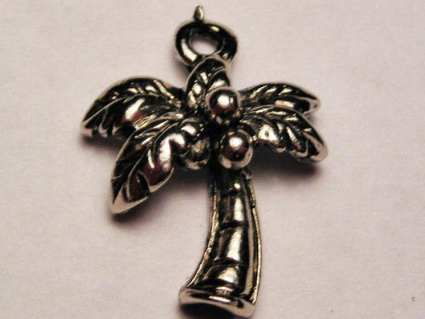 Palm Tree Genuine American Pewter Charm