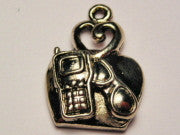 Purse With Cell Phone And Glasses Genuine American Pewter Charm