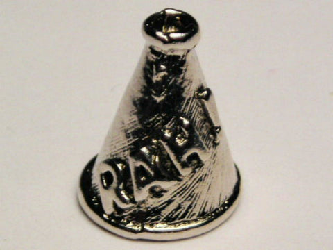 Rah Megaphone Genuine American Pewter Charm