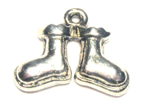 Santa's Socks Genuine American Pewter Charm