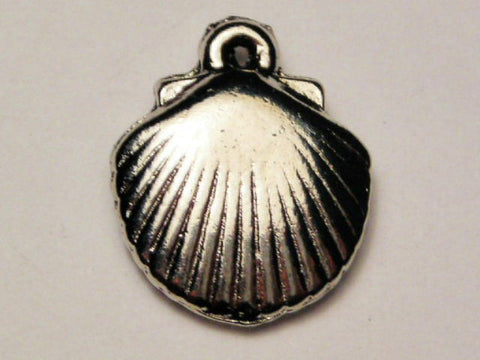 Sea Shell Genuine American Pewter Charm