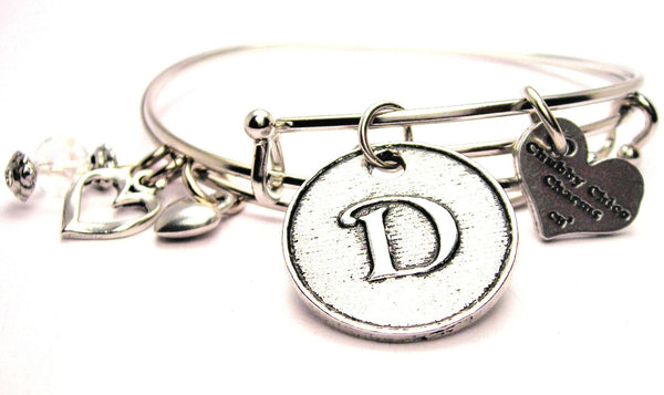 initial d bracelet, initial d bangles, initial d jewelry, letter d bracelet, letter d bangles