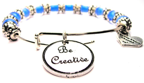 creativity bracelet, creativity jewelry, creativity bangles, positive expression jewelry