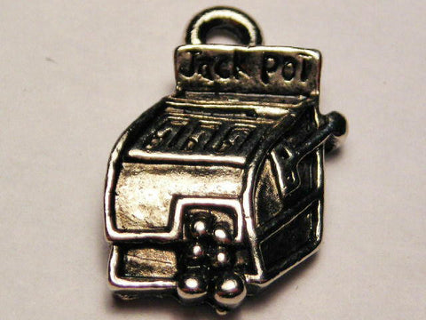 Slot Machine Genuine American Pewter Charm