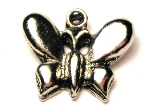 Small Butterfly Genuine American Pewter Charm