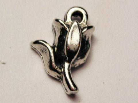 Small Tulip Genuine American Pewter Charm