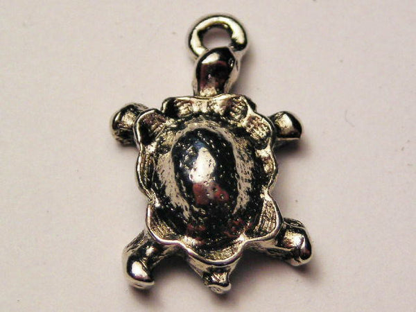 Small Turtle Genuine American Pewter Charm