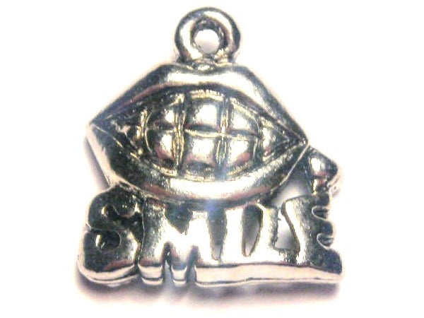 Smile Genuine American Pewter Charm