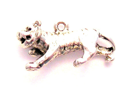 Tiger Genuine American Pewter Charm