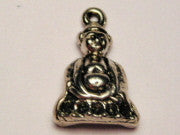 Traditional Buddha Genuine American Pewter Charm