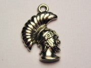 Trojan Mascot Genuine American Pewter Charm