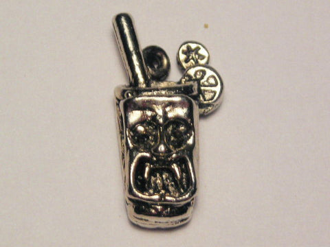 Tropical Drink Genuine American Pewter Charm