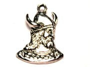 Viking Mascot Genuine American Pewter Charm