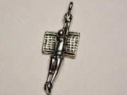 Volleyball Girl Serve It Up Genuine American Pewter Charm