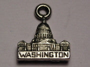 Washington Dc Genuine American Pewter Charm