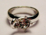 Wedding Ring Genuine American Pewter Charm