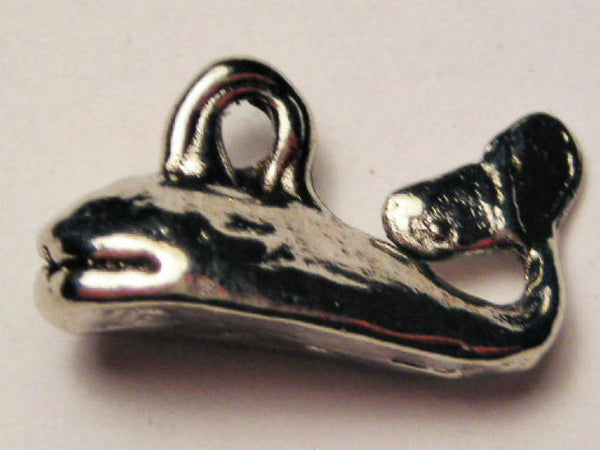 Whale Genuine American Pewter Charm