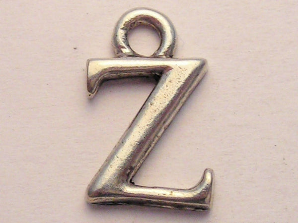 Initial Z Genuine American Pewter Charm