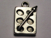 Watercolor Paints Genuine American Pewter Charm
