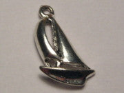 Sail Ship Genuine American Pewter Charm