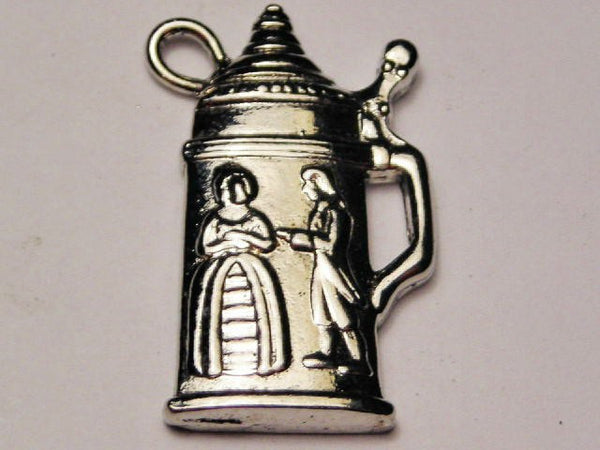 Collectible Stein Charm Genuine American Pewter Charm