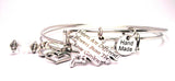 sister bracelet, sister bangles, sister jewelry, love bracelet, family jewelry, heart bracelet