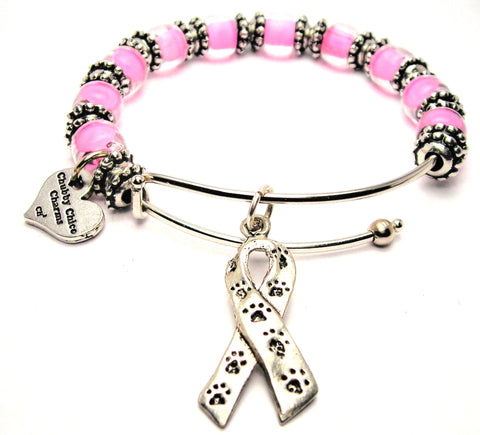 paw print bracelet, paw print jewelry, animal rescue bracelet, animal rescue jewelry, dog jewelry, dog bracelet