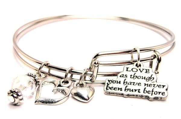 love bracelet, love bangles, love jewelry, I love you bracelet
