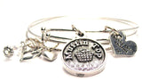 muffin bracelet, muffin bangles, food bracelet, chef bracelet, baker bracelet, baker jewelry, expression jewelry