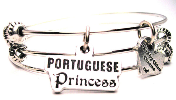 Portuguese Princess Triple Style Expandable Bangle Bracelet