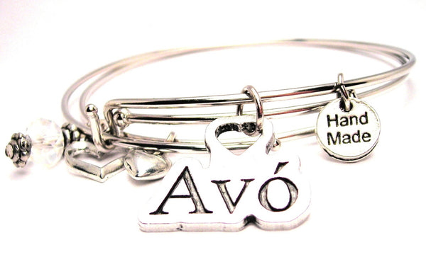 Avo bracelet, Portuguese language jewelry, Portuguese language bracelet, Portugal bracelet