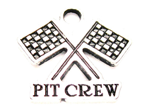 Pit Crew Genuine American Pewter Charm