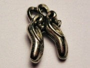 Pair Of Ballet Slippers Genuine American Pewter Charm