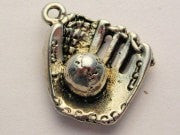 Mitt Baseball Glove Genuine American Pewter Charm