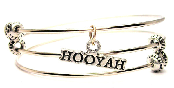 Hooyah Triple Style Expandable Bangle Bracelet