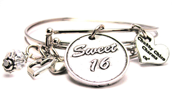 sweet 16 jewelry, sweet 16 bracelet, sweet sixteen jewelry, birthday jewelry, birthday bracelet