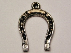 Horseshoe Genuine American Pewter Charm