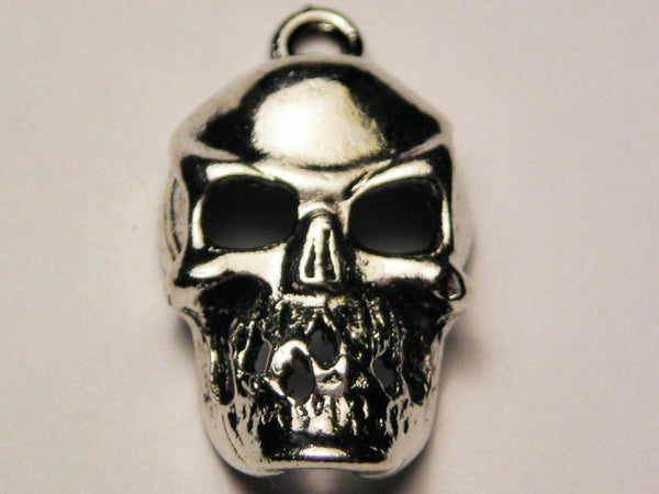 Skull With Grill Genuine American Pewter Charm