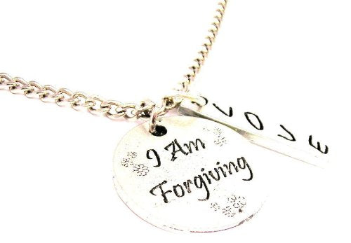 I Am Forgiving Love Stick Necklace