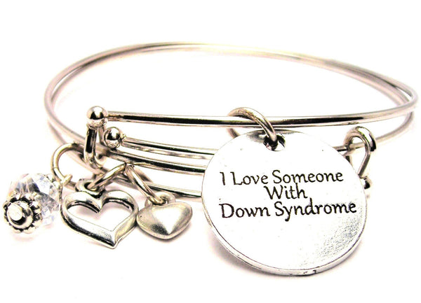 down syndrome bracelet, downs syndrome bracelet, awareness bracelet, medical disorder bracelet