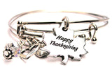 thanksgiving bracelet, thanksgiving jewelry, holiday jewelry, holiday bracelet