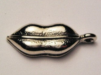 Hot Lips Genuine American Pewter Charm