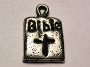 Old Bible Genuine American Pewter Charm