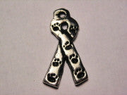 Stop Cruelty To Animals Ribbon Genuine American Pewter Charm