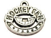 Hockey Fan With Missing Teeth Genuine American Pewter Charm