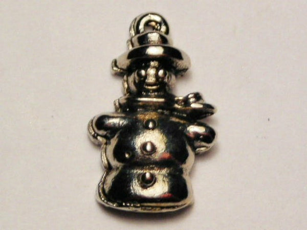 Frosty The Snowman Genuine American Pewter Charm