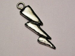 Lightning Genuine American Pewter Charm